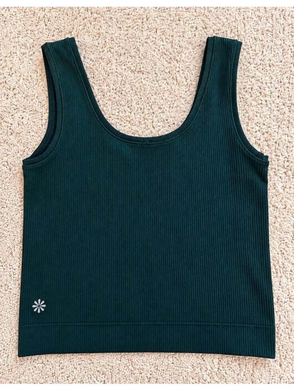 Athleta Ribbed Tank Top – Excellent Condition - Dark Green - Small